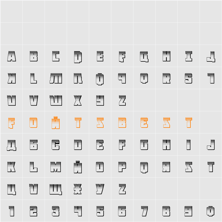 October Guard Platinum Character Map