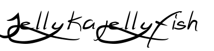 Jellyka jellyfish Font Image