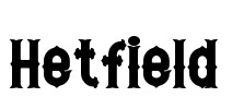 Hetfield Font Image
