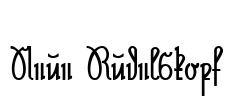 Neue Rudelskopf Font Image