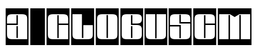 a_GlobusCm Font Image