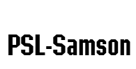 PSL-Samson Font Image
