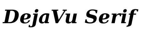 DejaVu Serif
