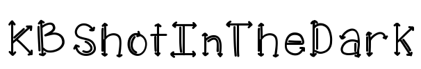 KBShotInTheDark Font Image