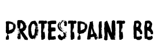 ProtestPaint BB Font Image