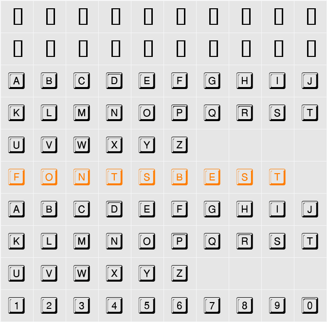 Keyssey Character Map