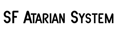 SF Atarian System Font Image