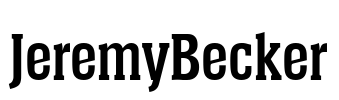 JeremyBecker Font Image