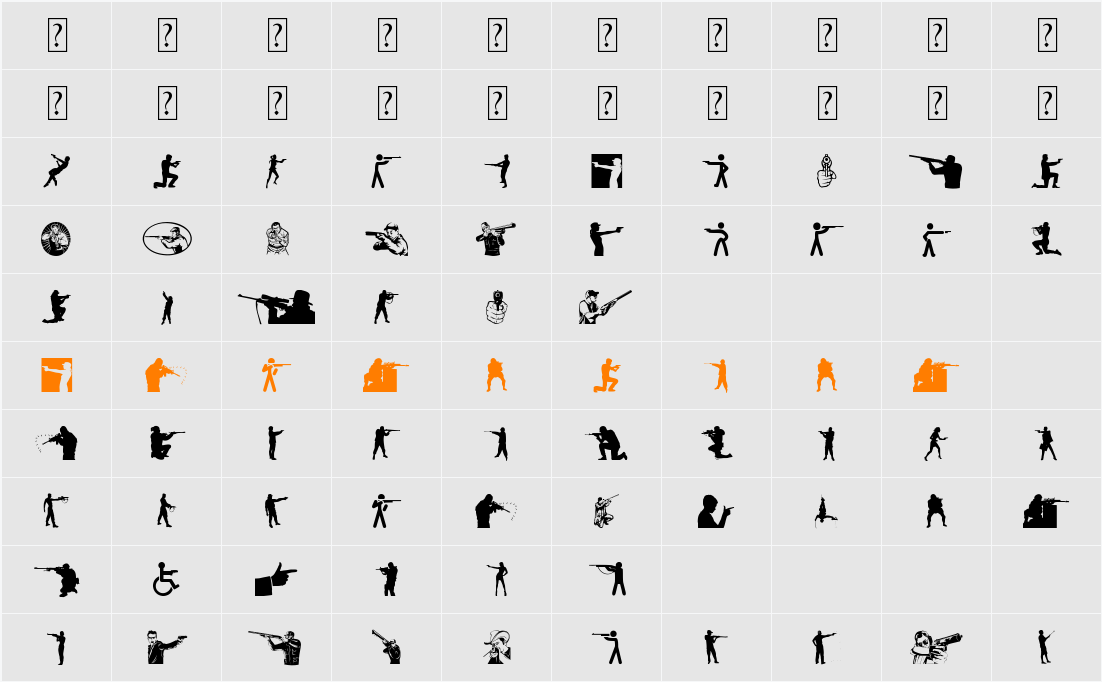 Shooter Character Map
