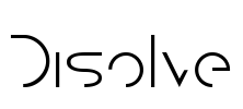 Disolve Font Image