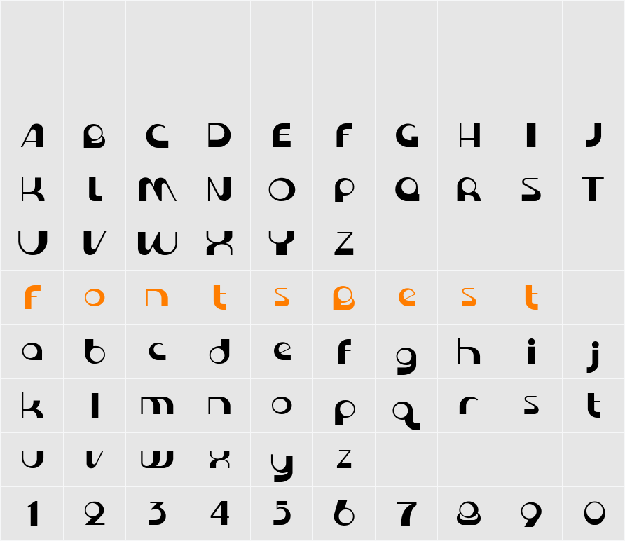Krome Character Map