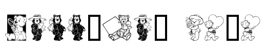 Teddyber V1.1 Font Image