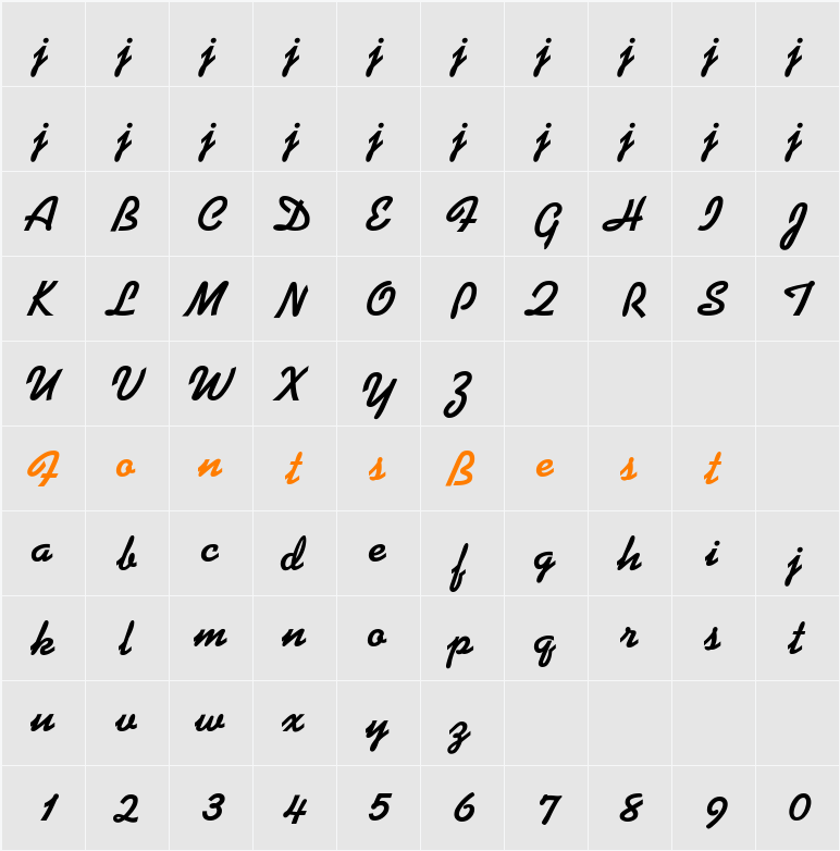 Kaplan Character Map