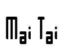 Mai Tai Font Image
