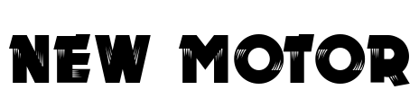 New MOTOR Font Image