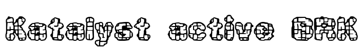 Katalyst active BRK Font Image