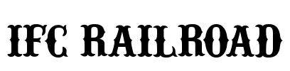 IFC RAILROAD Font Image