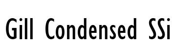 Gill Condensed SSi