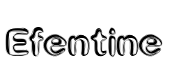 Efentine Font Image