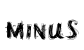 minus Font Image