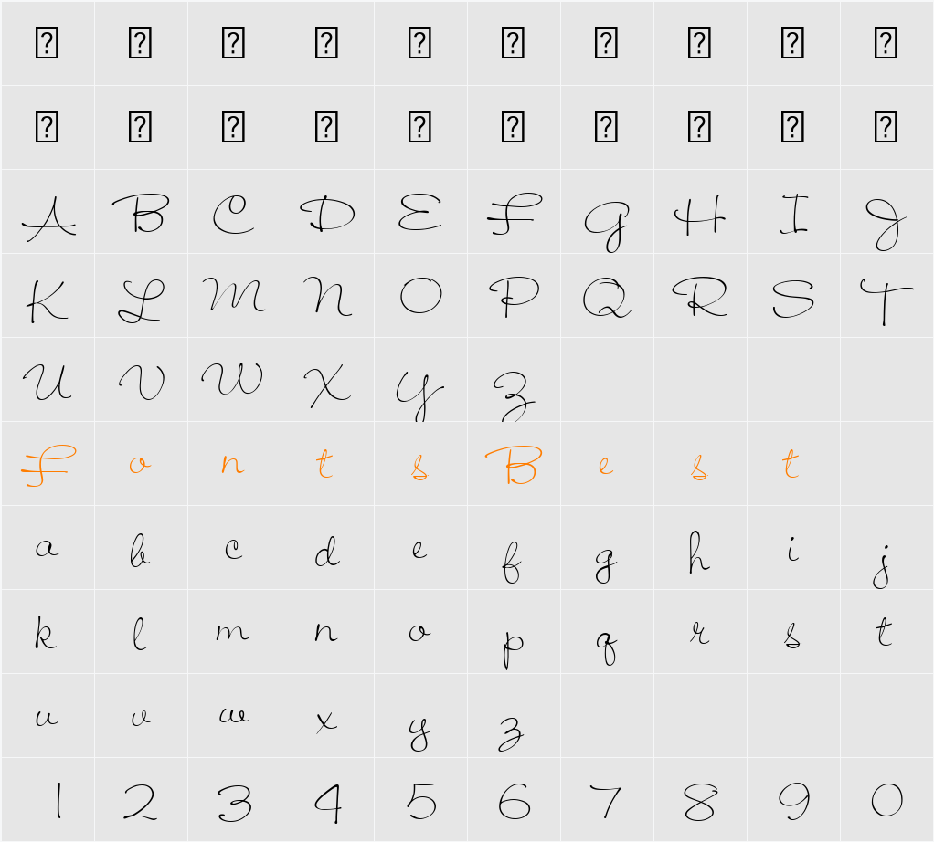 Jiffy Com Character Map