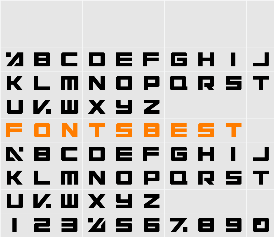 Electric Toaster Character Map