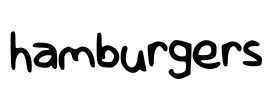 hamburgers