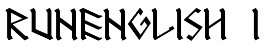 RUNEnglish 1