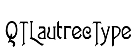 QTLautrecType Font Image