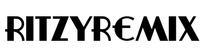 RitzyRemix Font Image