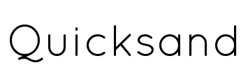 Quicksand Font Image