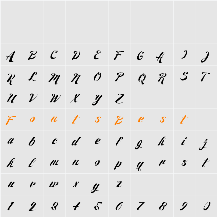 27th RPS Character Map