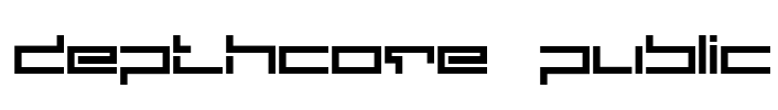 depthcore public Font Image