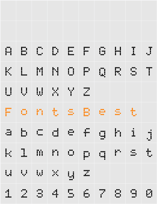 Elektra Character Map