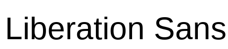 Liberation Sans Font Image