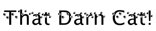 That Darn Cat! Font Image