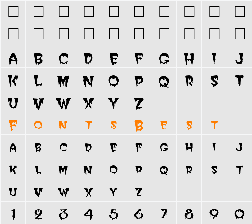 Halloween Character Map