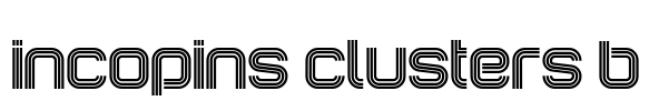 Incopins Clusters B Font Image