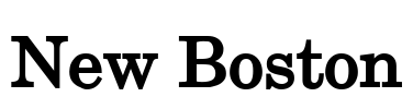 New Boston Font Image
