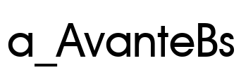 a_AvanteBs Font Image