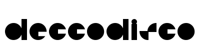 deccodisco Font Image