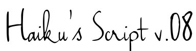 Haiku's Script v.08