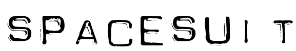 Spacesuit Font Image