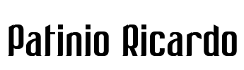 Patinio Ricardo Font Image