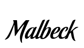 Malbeck Font Image