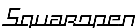 Squaropen Font Image