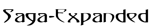 Saga-Expanded Font Image
