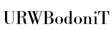URWBodoniT