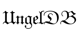UngelDB Font Image