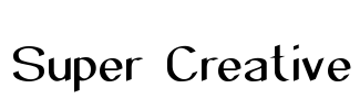 Super Creative Font Image